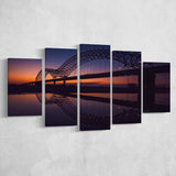 Arkansas Bridge, Memphis Office Decor Multi Panels,Canvas Prints Wall Art Home Decor