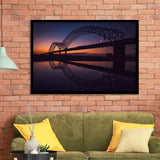 Arkansas Bridge, Memphis Office Decor Framed Art Prints Wall Art Decor,Black Frame, Ready to hang