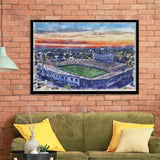 Arkansas Razorbacks War Memorial Stadium Watercolor, Sport Prints Fan Gift, Framed Art Prints Wall Art Decor