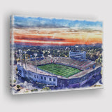Arkansas Razorbacks War Memorial Stadium Watercolor, Sport Art Prints Fan Gift, Canvas Prints Wall Art Decor