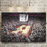 Arkansas Razorbacks Stadium Canvas Prints Bud Walton Arena Wall Art,Sport Stadium Art Prints, Fan Gift, Wall Decor