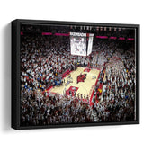 Arkansas Razorbacks Stadium Framed Canvas Prints Bud Walton Arena Wall Art,Sport Stadium Art Prints, Fan Gift