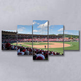 Arkansas Razorbacks Wall Art Baum Walker Stadium Canvas Prints,Multi Panels,Sport Stadium Art Prints, Fan Gift