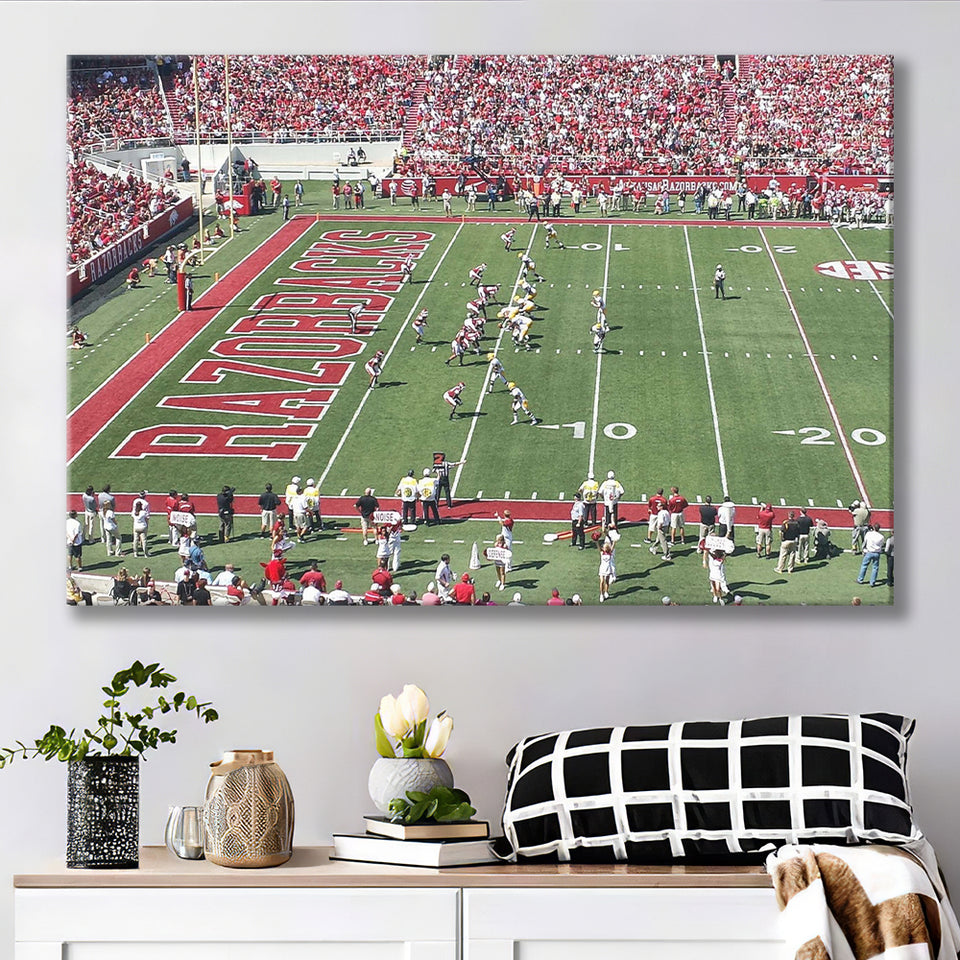 Arkansas Razorbacks Wall Art Donald W Reynolds Stadium,Sport Stadium Art Prints, Fan Gift, Wall Decor