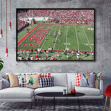 Arkansas Razorbacks Wall Art Donald W Reynolds Stadium,Sport Stadium Art Prints, Fan Gift