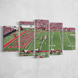 Arkansas Razorbacks Wall Art Donald W Reynolds Stadium,Multi Panels,Sport Stadium Art Prints, Fan Gift