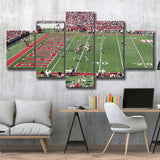 Arkansas Razorbacks Wall Art Donald W Reynolds Stadium,Multi Panels,Sport Stadium Art Prints, Fan Gift