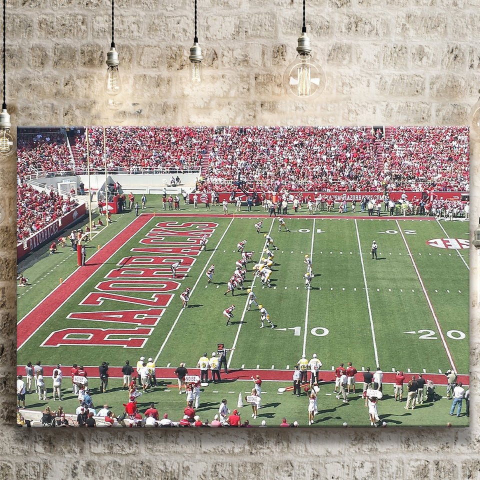 Arkansas Razorbacks Wall Art Donald W Reynolds Stadium,Sport Stadium Art Prints, Fan Gift, Wall Decor