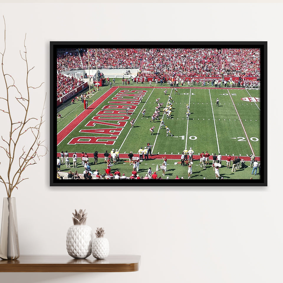 Arkansas Razorbacks Wall Art Donald W Reynolds Stadium,Sport Stadium Art Prints, Fan Gift