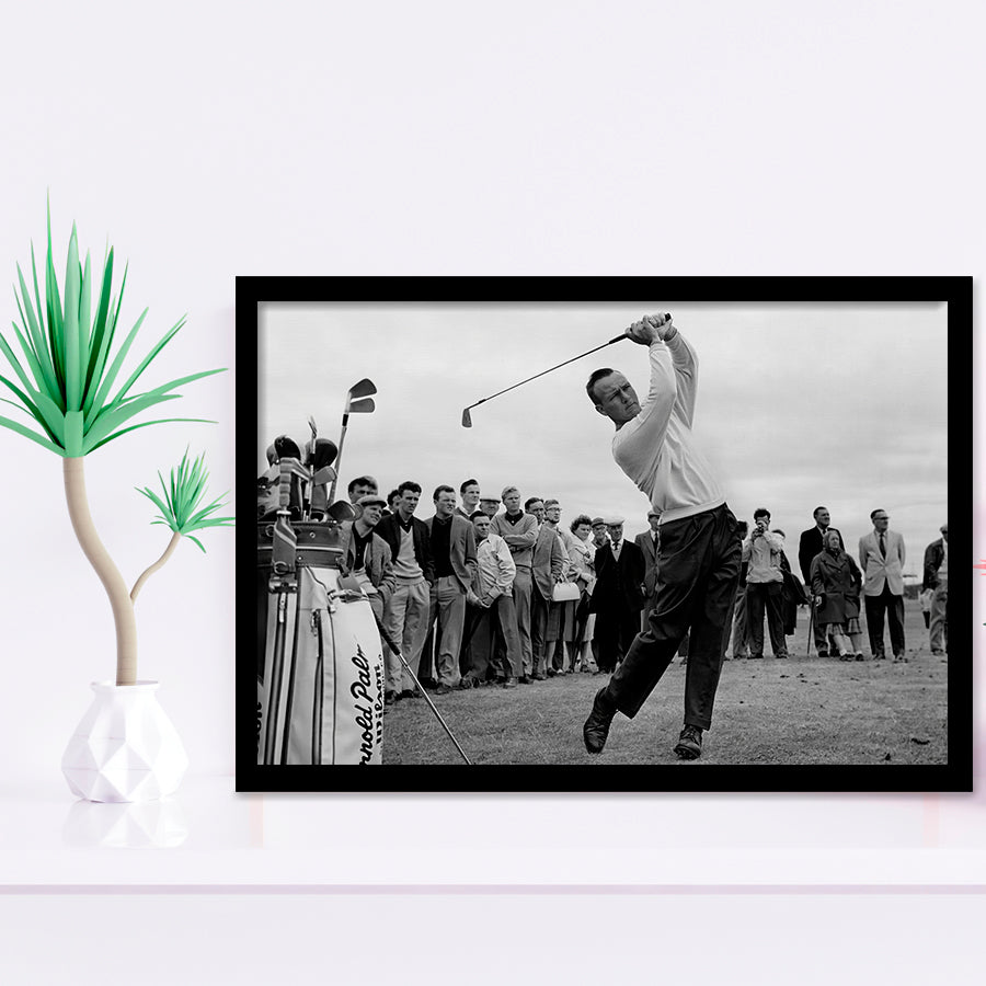 Arnold Palmer Golf Gifts For Men Black And Whitegolf Art Framed Art Prints Wall Decor - Painting Prints,Wall Art, Framed Picture