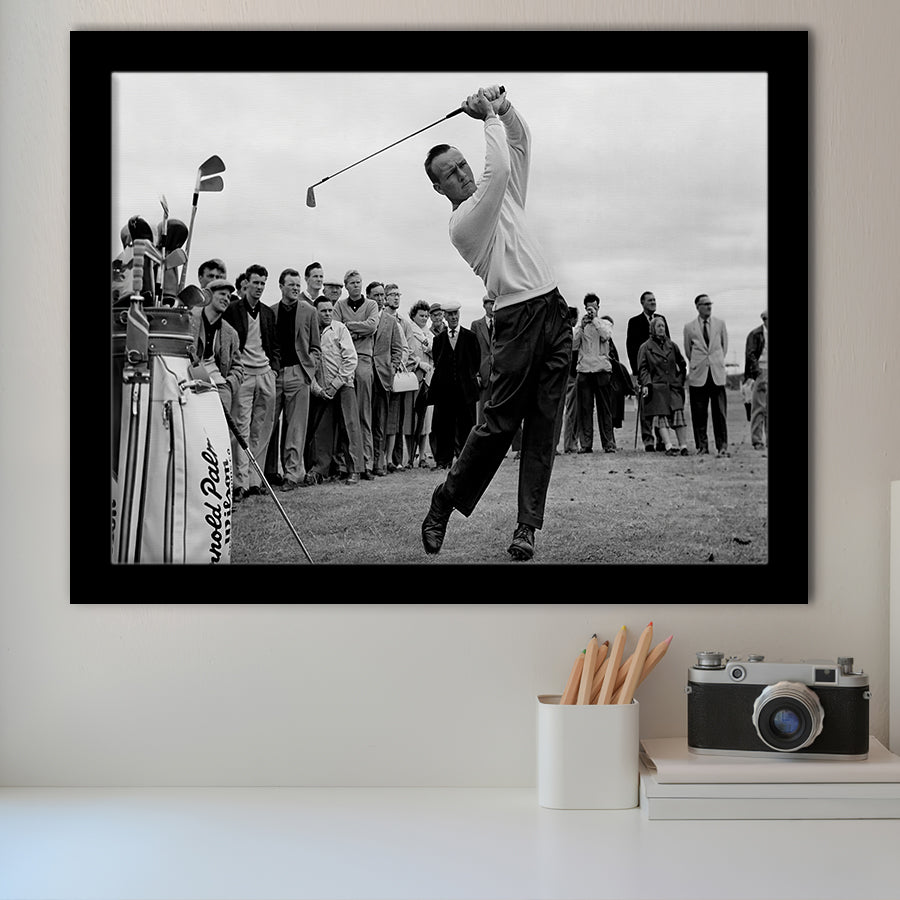 Arnold Palmer Golf Gifts For Men Black And Whitegolf Art Framed Art Prints Wall Decor - Painting Prints,Wall Art, Framed Picture