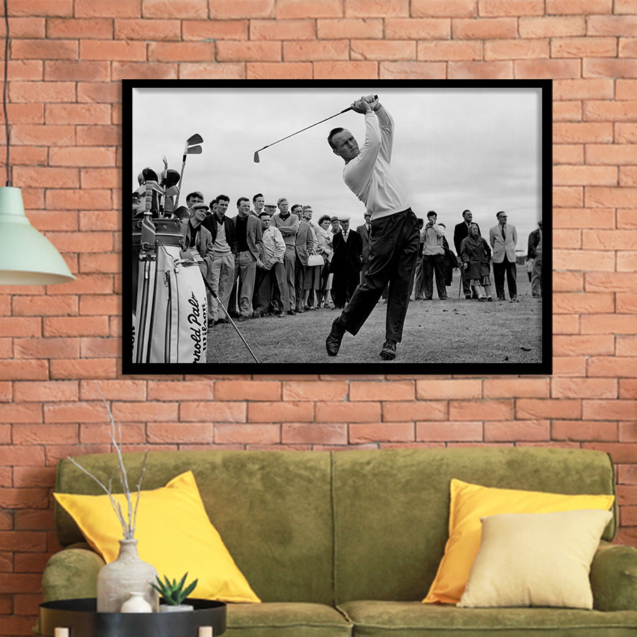 Arnold Palmer Golf Gifts For Men Black And Whitegolf Art Framed Art Prints Wall Decor - Painting Prints,Wall Art, Framed Picture
