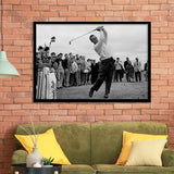 Arnold Palmer Golf Gifts For Men Black And Whitegolf Art Framed Art Prints Wall Decor - Painting Prints,Wall Art, Framed Picture