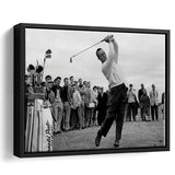 Arnold Palmer Golf Gifts For Men Black And Whitegolf Art Framed Canvas Prints Wall Art - Painting Canvas,Floating Frame, Painting Prints