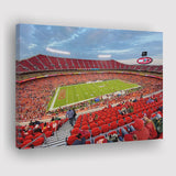 Arrowhead Stadium Canvas Prints Kansas City Wall Art American Football,Sport Stadium Art Prints, Fan Gift, Wall Decor
