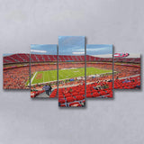 Arrowhead Stadium Canvas Prints Kansas City Wall Art American Football,Multi Panels,Sport Stadium Art Prints, Fan Gift