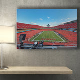 Arrowhead Stadium Canvas Prints Kansas City Chiefs Wall Art,Sport Stadium Art Prints, Fan Gift, Wall Decor