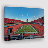 Arrowhead Stadium Canvas Prints Kansas City Chiefs Wall Art,Sport Stadium Art Prints, Fan Gift, Wall Decor
