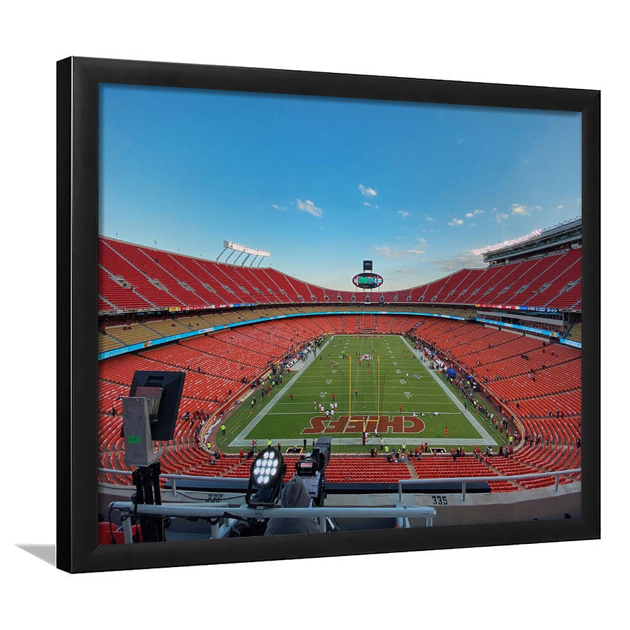 Arrowhead Stadium Art Prints Kansas City Chiefs Wall Art,Sport Stadium Art Prints, Fan Gift, Wall Decor
