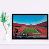 Arrowhead Stadium Art Prints Kansas City Chiefs Wall Art,Sport Stadium Art Prints, Fan Gift, Wall Decor