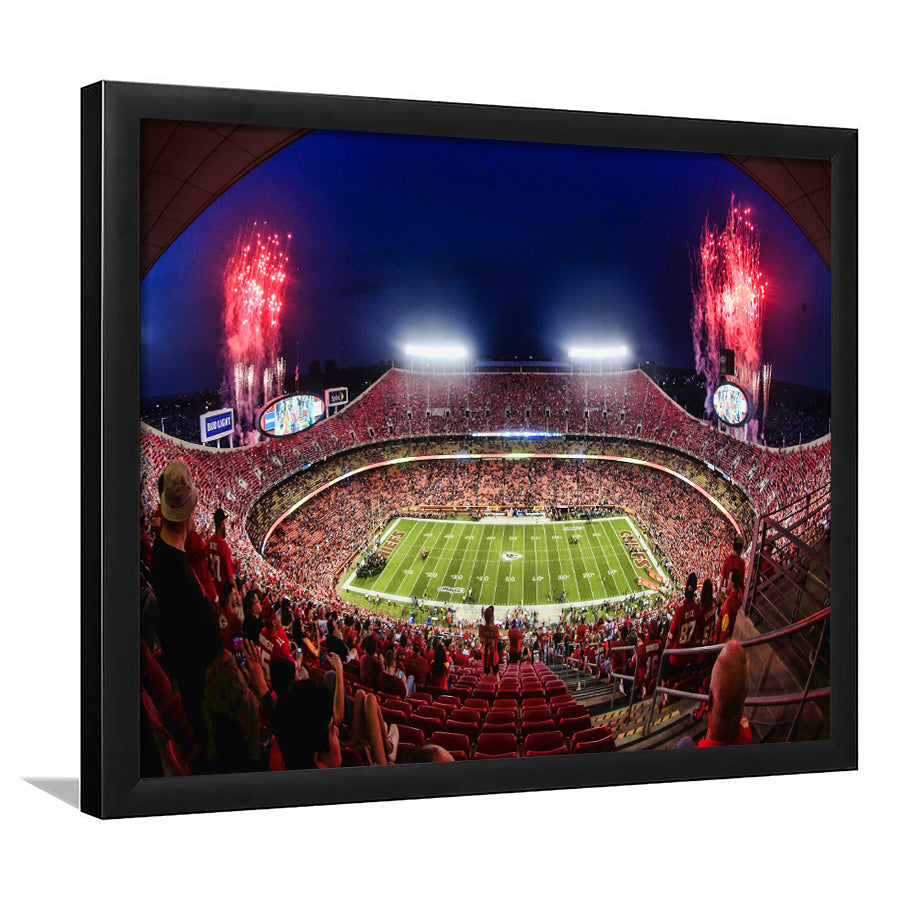 Arrowhead Stadium, Nfl, Kansas City Chiefs Stadium Art Prints Wall Decor - Painting Prints, Wall Art, Fan Gift, For Sale