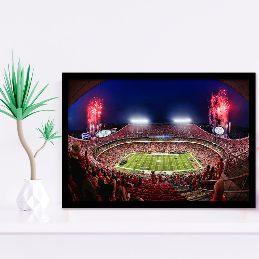 Arrowhead Stadium, Nfl, Kansas City Chiefs Stadium Art Prints Wall Decor - Painting Prints, Wall Art, Fan Gift, For Sale