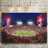 Arrowhead Stadium, Nfl, Kansas City Chiefs Stadium Canvas Prints Wall Art - Painting Canvas, Wall Decor, Fan Gift, Art Prints