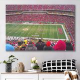 Arrowhead Stadium, Stadium Canvas, Sport Art, Gift for him, Fan Gift, Canvas Prints Wall Art Decor