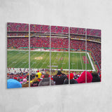Arrowhead Stadium, Stadium Canvas, Sport Art, Gift for him, Multi Panels B, Canvas Prints Wall Art Decor