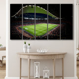 Arsenal Emirates Stadium at Night, Stadium Canvas, Sport Art, Gift for him, Multi Panels B, Canvas Prints Wall Art Decor