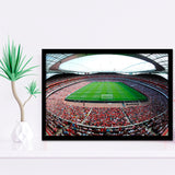 Arsenal Football Stadium in London, Stadium Canvas, Sport Art, Gift for him, Framed Art Prints Wall Art Decor, Framed Picture