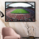 Arsenal Football Stadium in London, Stadium Canvas, Sport Art, Gift for him, Framed Canvas Prints Wall Art Decor, Framed Picture