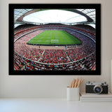 Arsenal Football Stadium in London, Stadium Canvas, Sport Art, Gift for him, Framed Art Prints Wall Art Decor, Framed Picture