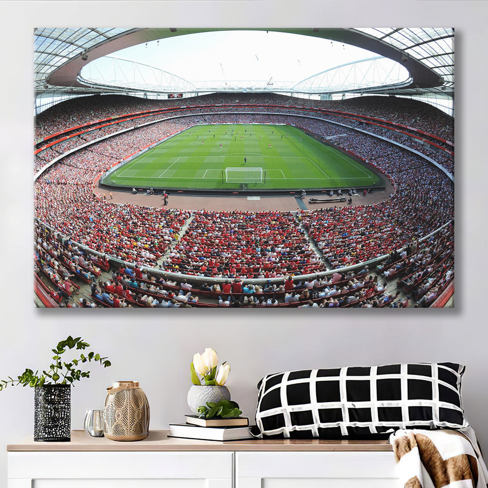 Arsenal Football Stadium in London, Stadium Canvas, Sport Art, Gift for him, Fan Gift, Canvas Prints Wall Art Decor