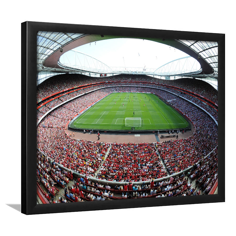 Arsenal Football Stadium in London, Stadium Canvas, Sport Art, Gift for him, Framed Art Prints Wall Art Decor, Framed Picture