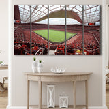 Arsenal in Emirates Stadium, Stadium Canvas, Sport Art, Gift for him, Multi Panels B, Canvas Prints Wall Art Decor