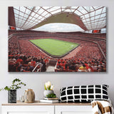Arsenal in Emirates Stadium, Stadium Canvas, Sport Art, Gift for him, Fan Gift, Canvas Prints Wall Art Decor