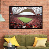 Arsenal in Emirates Stadium, Stadium Canvas, Sport Art, Gift for him, Framed Art Prints Wall Art Decor, Framed Picture