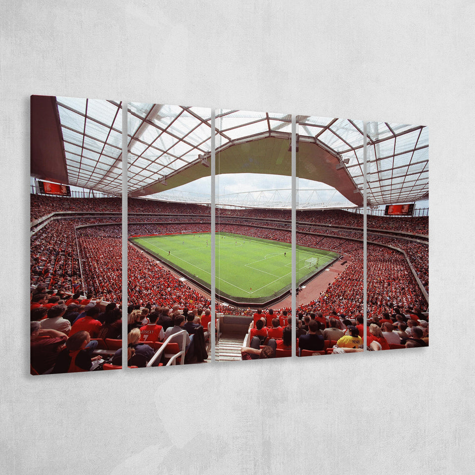 Arsenal in Emirates Stadium, Stadium Canvas, Sport Art, Gift for him, Multi Panels B, Canvas Prints Wall Art Decor