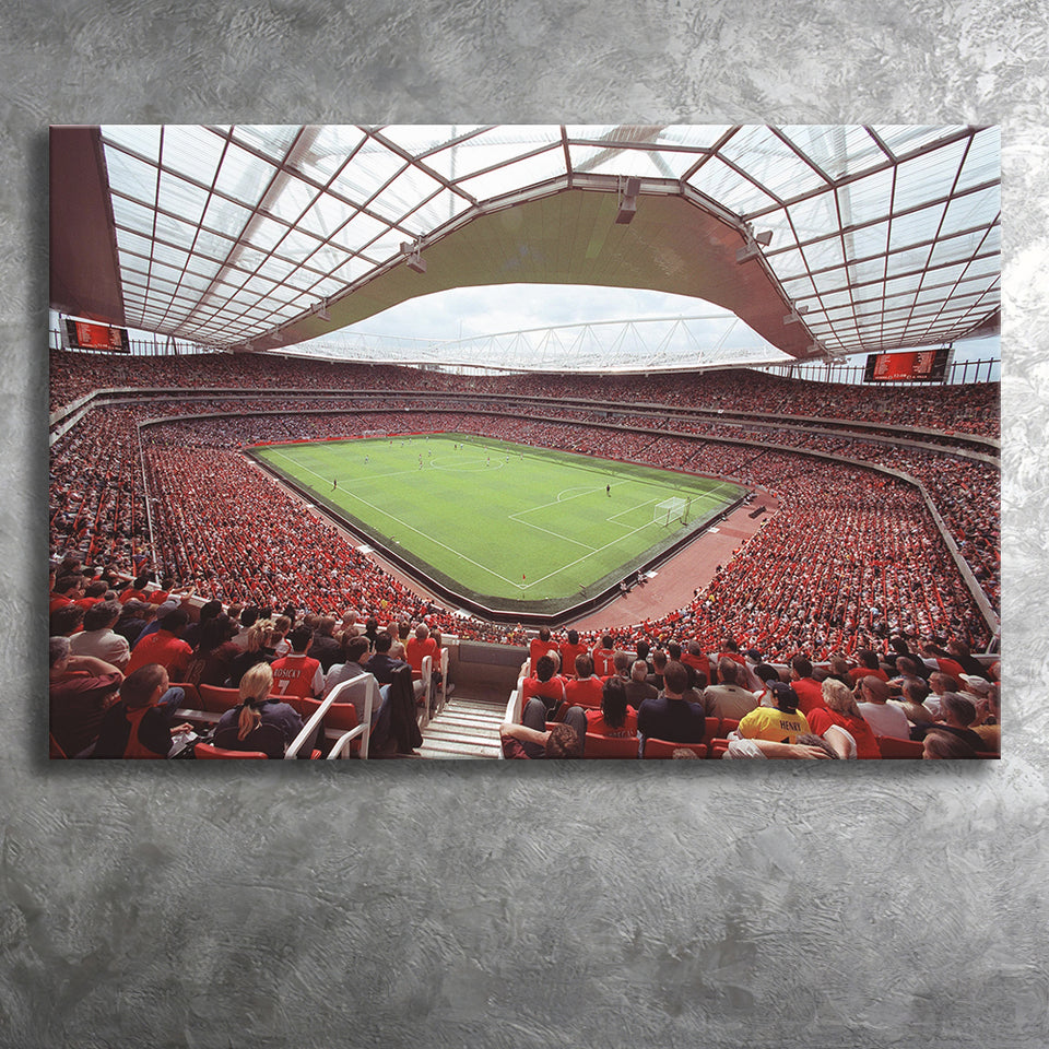 Arsenal in Emirates Stadium, Stadium Canvas, Sport Art, Gift for him, Fan Gift, Canvas Prints Wall Art Decor