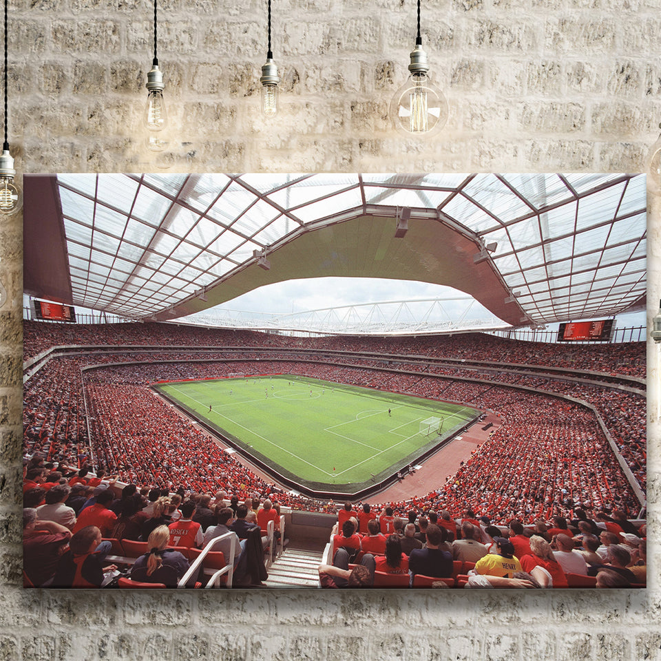 Arsenal in Emirates Stadium, Stadium Canvas, Sport Art, Gift for him, Fan Gift, Canvas Prints Wall Art Decor