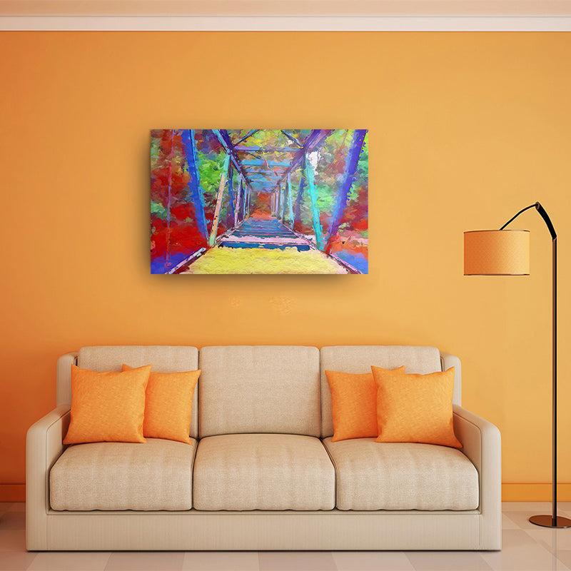 Art Color Of Landscape Background Acrylic Print - Art Prints, Acrylic Wall Art, Wall Decor, Home Decor