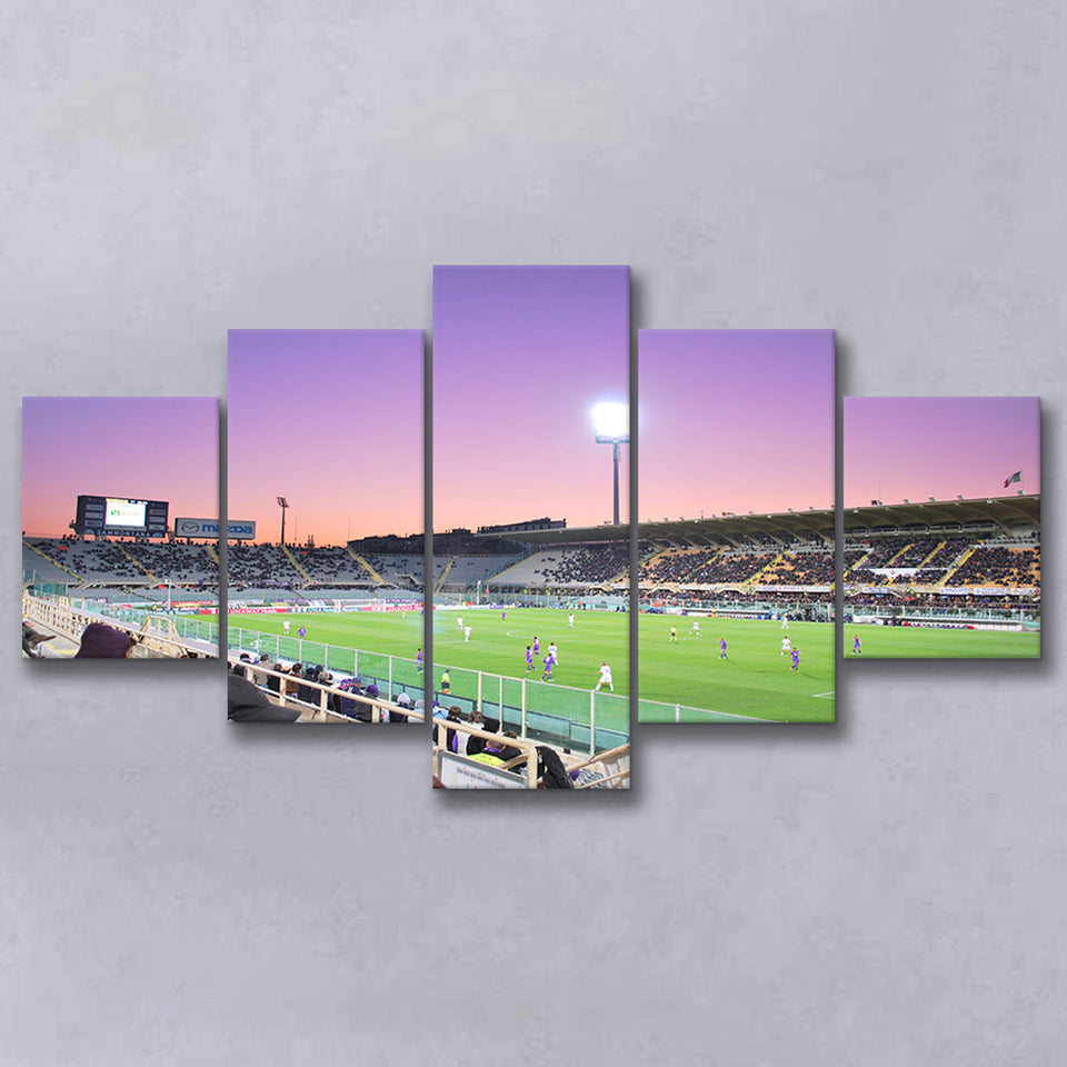 Artemio Franchi Stadium in Florence, Stadium Canvas, Sport Art, Large Canvas, Multi Panels, Canvas Prints Wall Art Decor