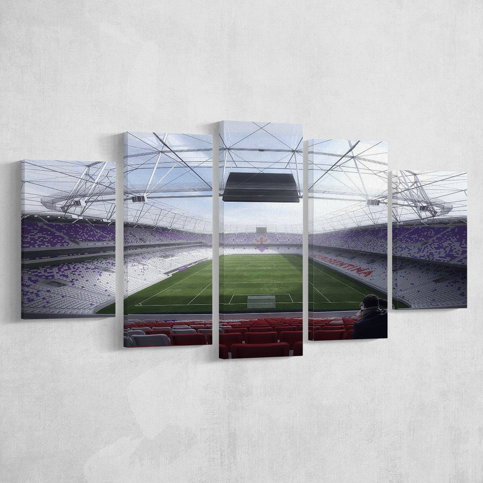 Artemio Franchi Stadium in Italy, Stadium Canvas, Sport Art, Large Canvas, Multi Panels, Canvas Prints Wall Art Decor