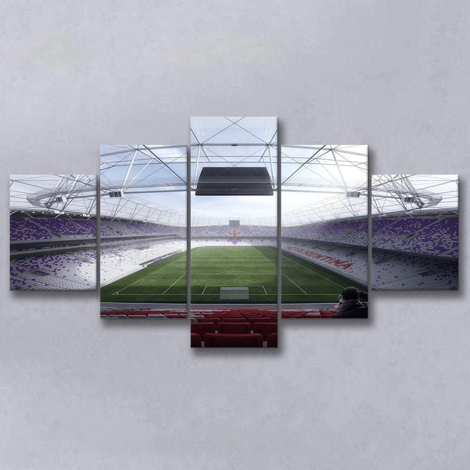Artemio Franchi Stadium in Italy, Stadium Canvas, Sport Art, Large Canvas, Multi Panels, Canvas Prints Wall Art Decor