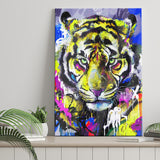 As Brave As Tiger Animal Wildlife Canvas Prints Wall Art Decor - Painting Canvas, Home Decor, Art Print, Art For Sale