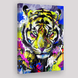 As Brave As Tiger Animal Wildlife Canvas Prints Wall Art Decor - Painting Canvas, Home Decor, Art Print, Art For Sale