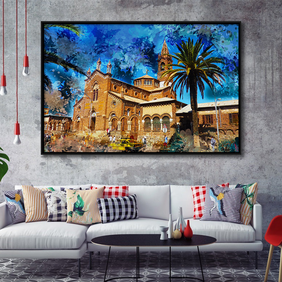 Asmara Framed Canvas Prints Wall Art Decor - Painting Canvas, Framed Picture, Home Decor