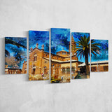 Asmara 5 Pieces Canvas Prints Wall Art Decor - Painting Canvas, Mixed Canvas, Multi Panels