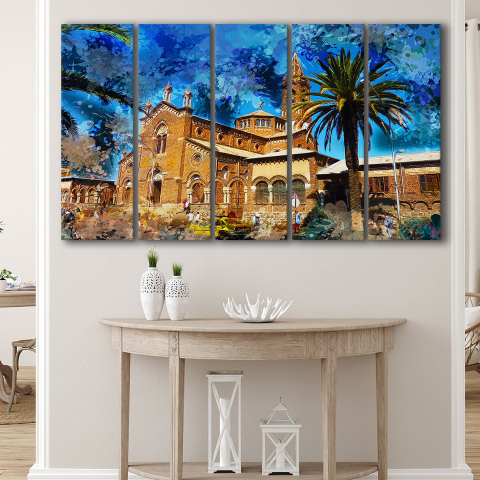 Asmara 5 Piece B Canvas Prints Wall Art Decor, Multi Panels,Large Canvas, Home Decor